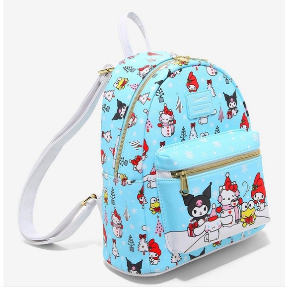 Loungefly Hello Kitty And Friends Holiday Mini Backpack & Cardholder Set main image 7